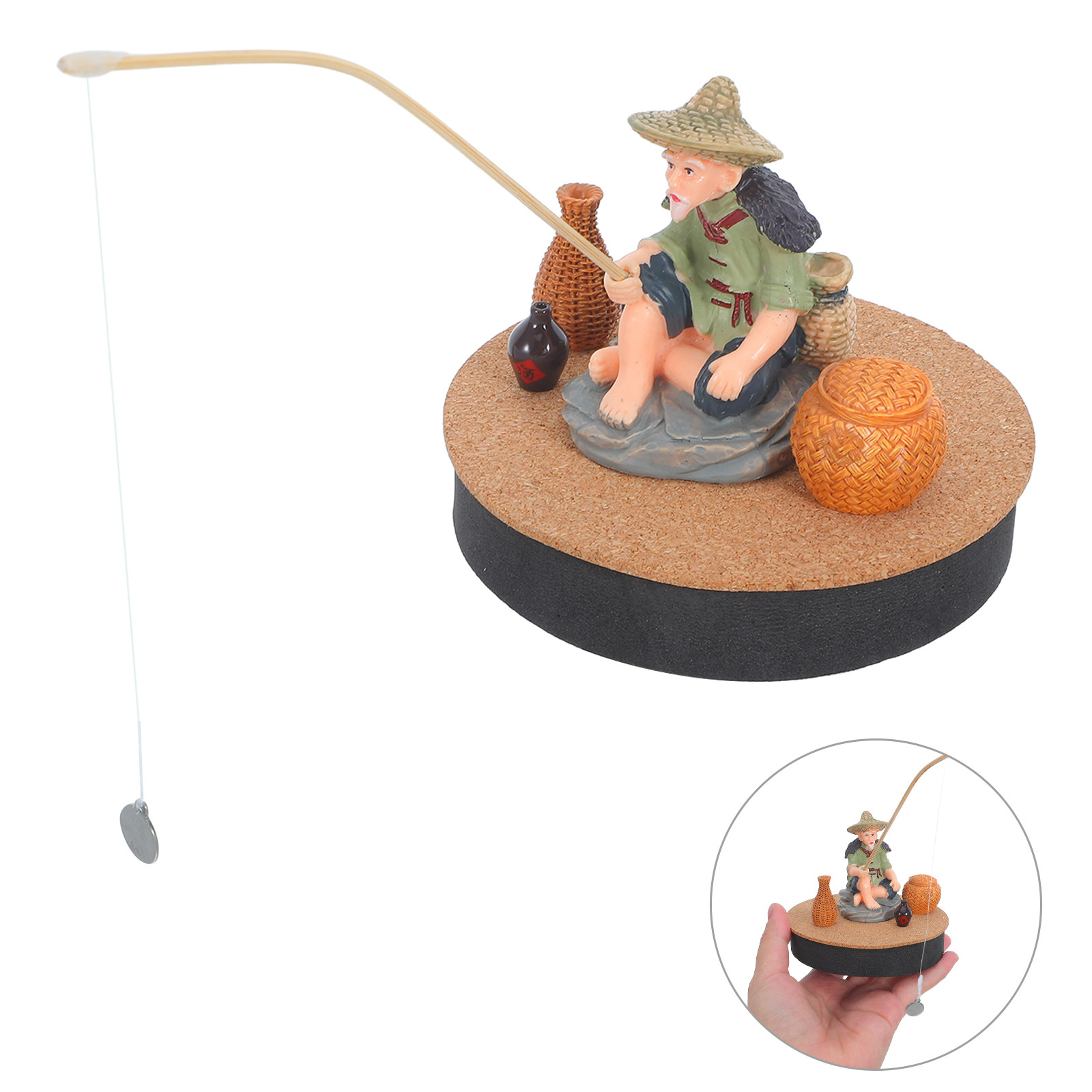 Floating Jiang Taigong Fishing - Bonsai Tree Zen Garden avis et prix