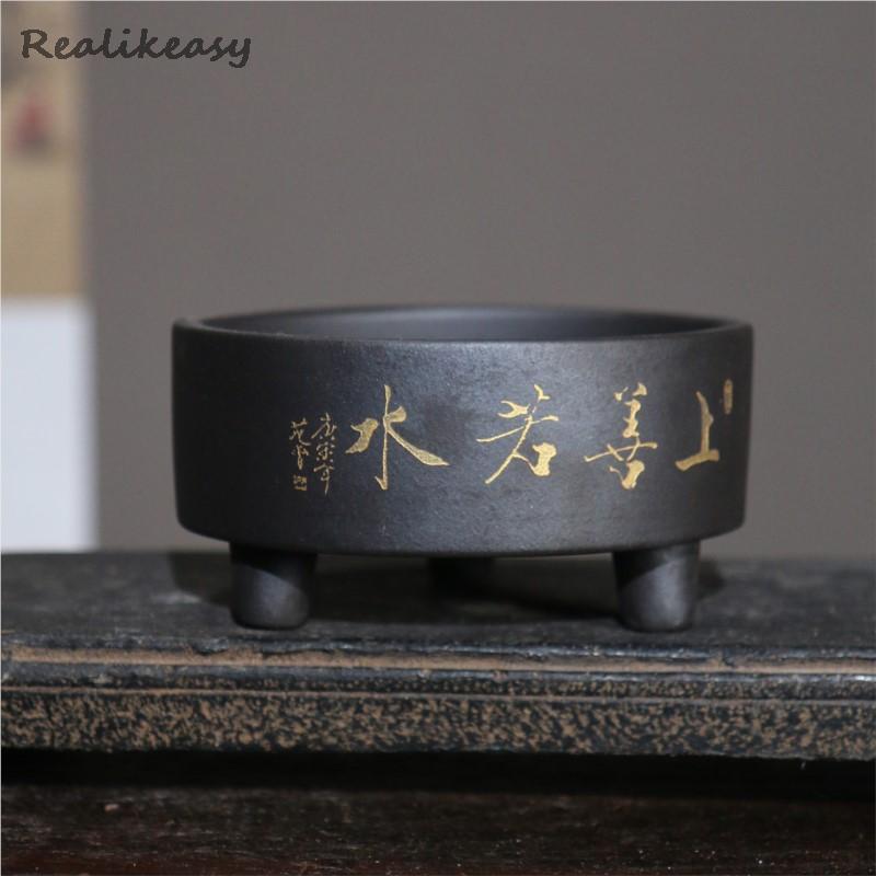 Yixing Purple Clay Pot Desktop - Bonsai Tree Zen Garden avis et prix