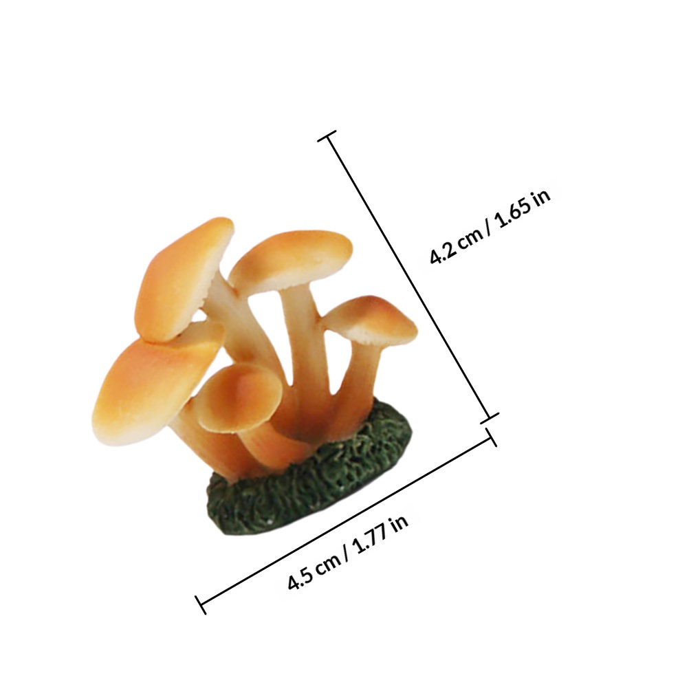 6Pcs Mushroom Garden Decor Res - Bonsai Garden Desk avis et prix