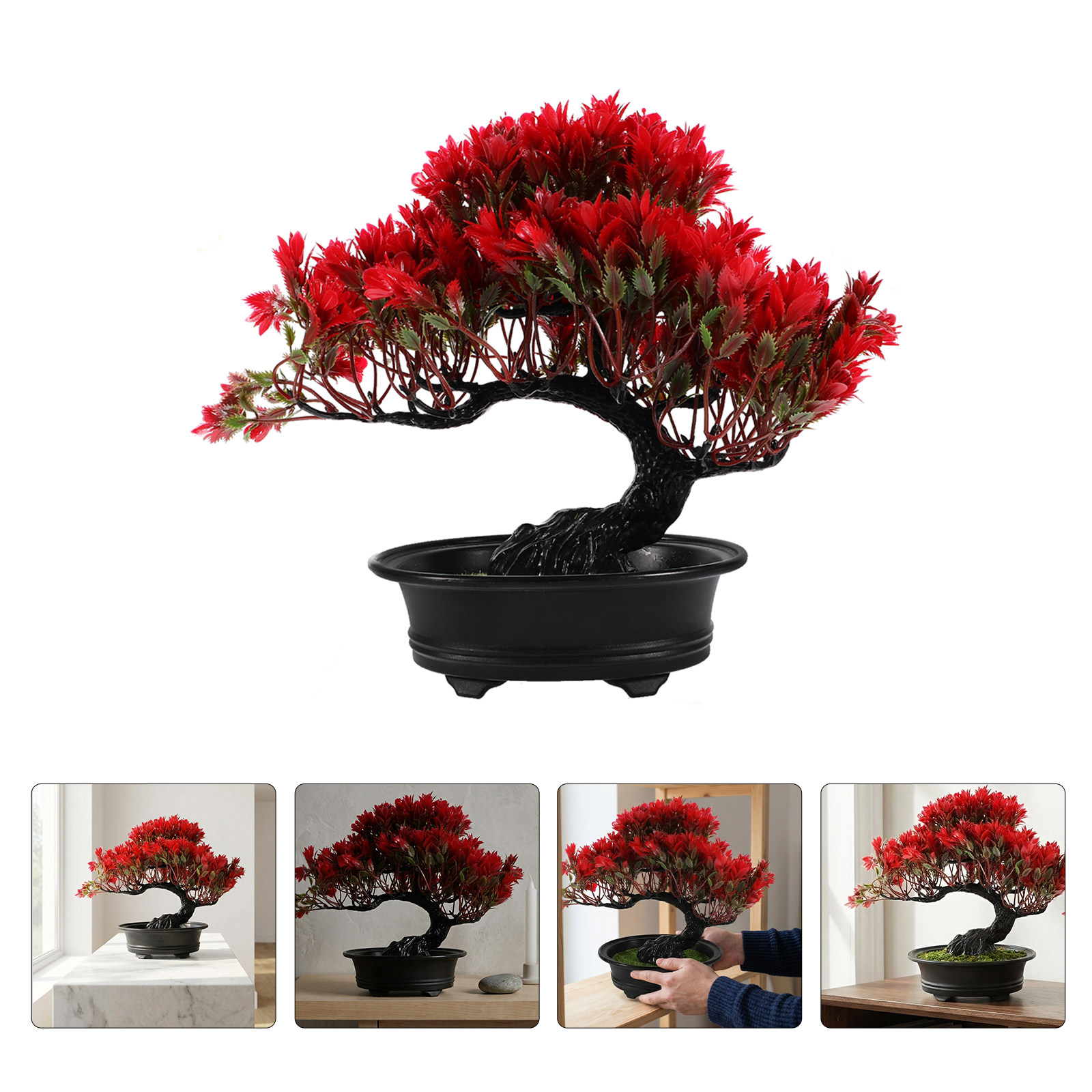 2Pcs Realistic Artificial Pine - Bonsai Tree Zen Garden avis et prix