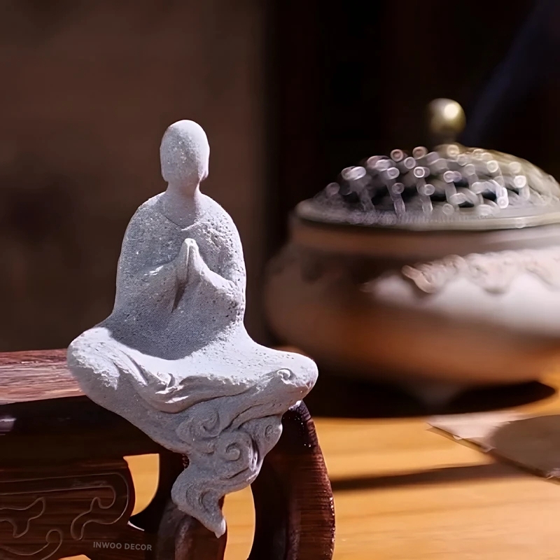 Stone Buddha Statue Little Mon - Bonsai Garden Desk avis et prix