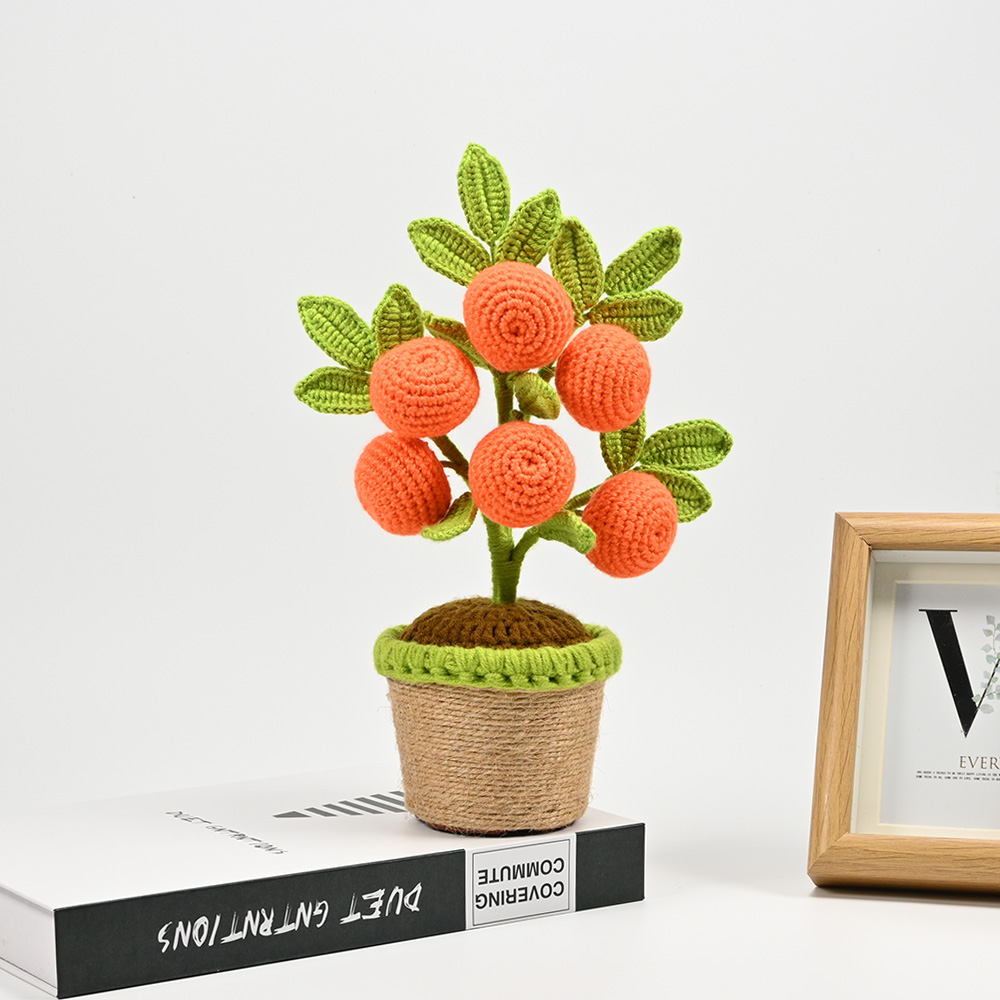 Artificial Crochet Orange Plan - Bonsai Garden Desk avis et prix