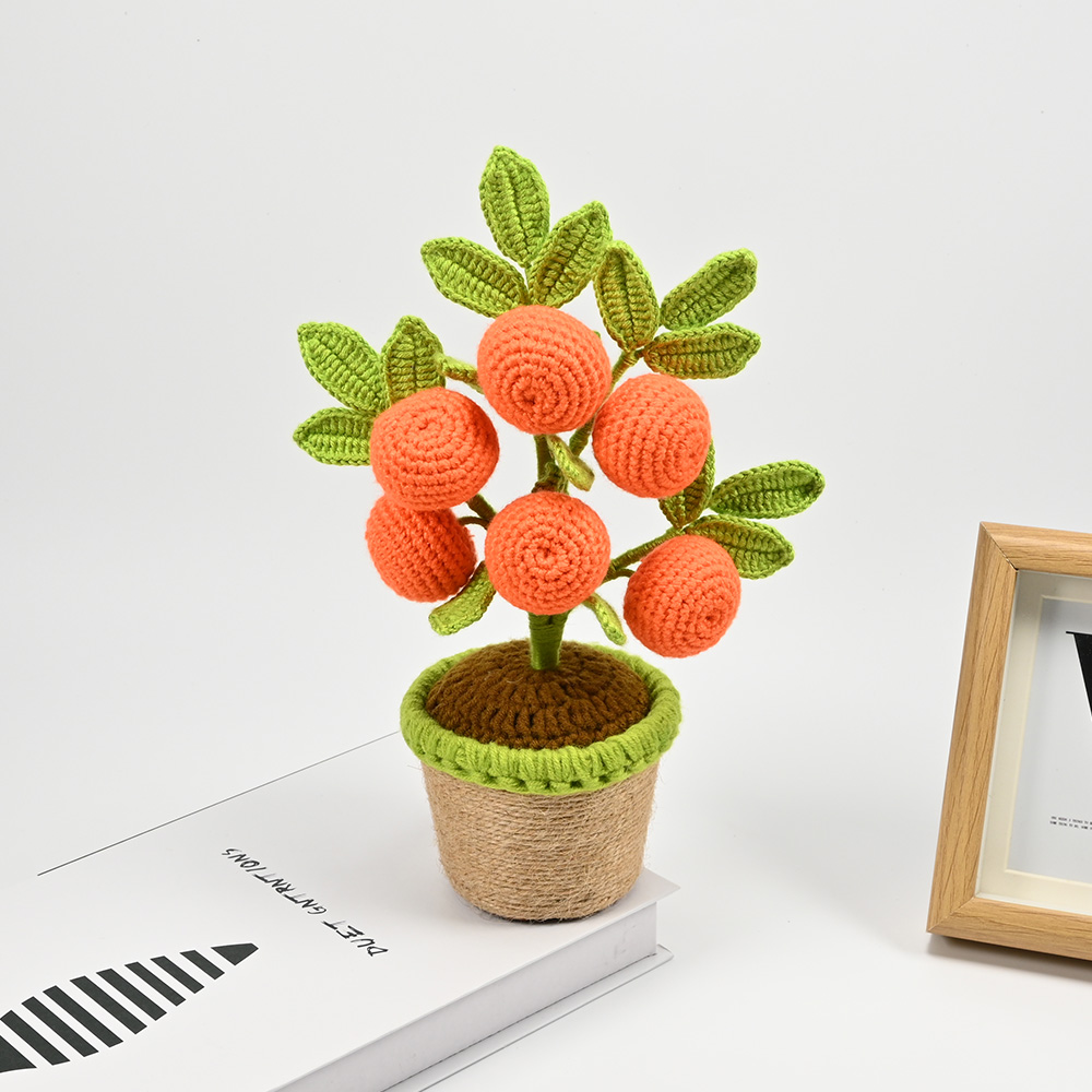Artificial Crochet Orange Plan - Bonsai Garden Desk avis et prix