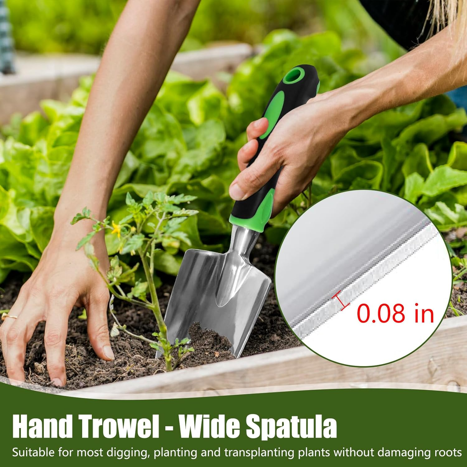 Garden hand tools set,3PCS Alu - Soil Scoop Tool avis et prix