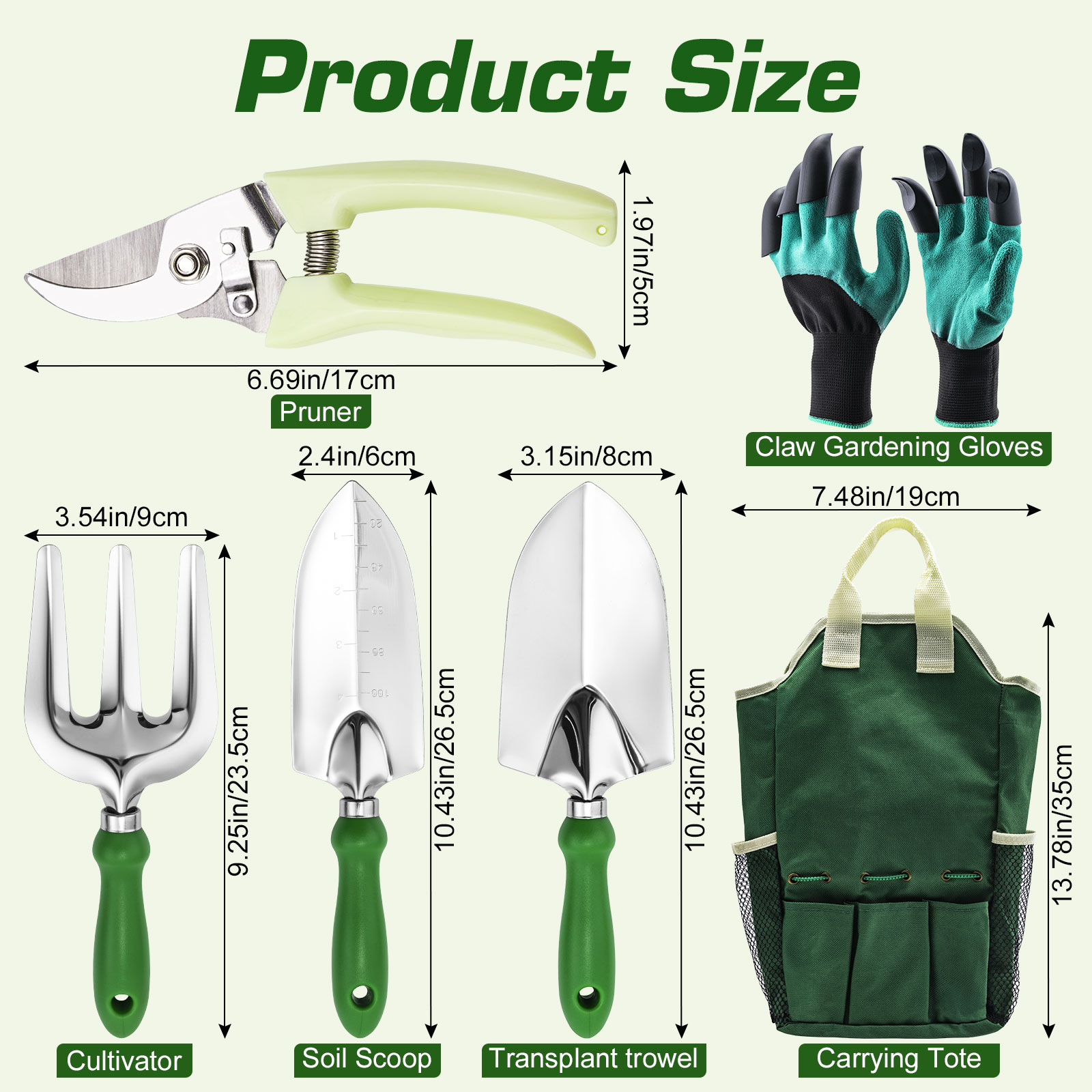 Goture Gardening Tools Set Inc - Soil Scoop Tool avis et prix