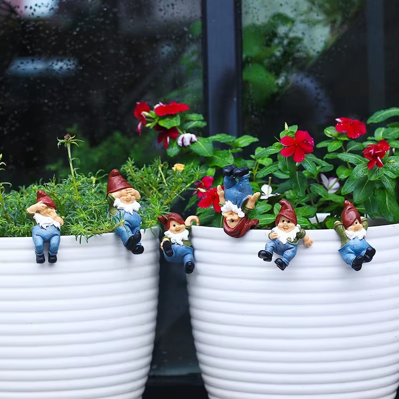 6pcs/Set Creative Climbing Gno - Bonsai Garden Desk avis et prix