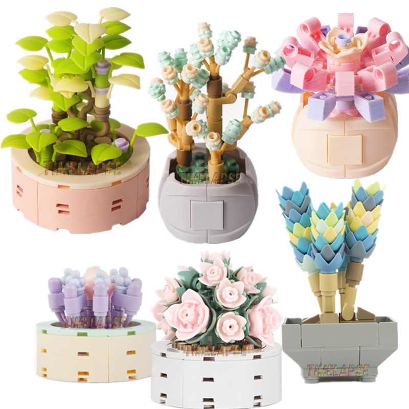 DIY MOC Potted Plants Succulen - Bonsai Garden Experts avis et prix