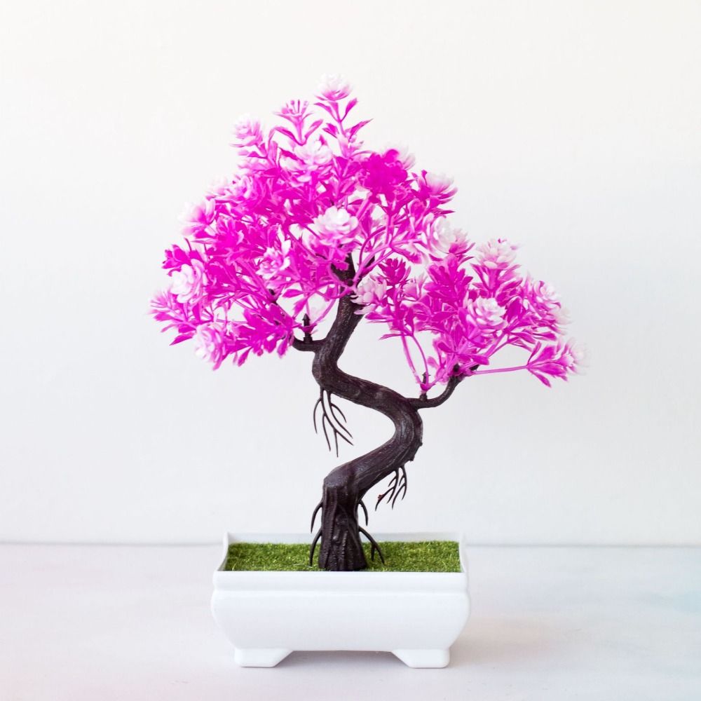 Pot New Artificial Plants Bons - Bonsai Garden Desk avis et prix