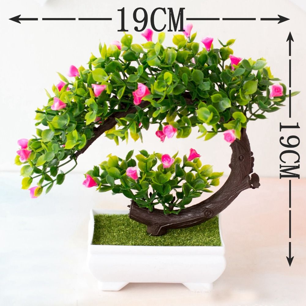 Pot New Artificial Plants Bons - Bonsai Garden Desk avis et prix