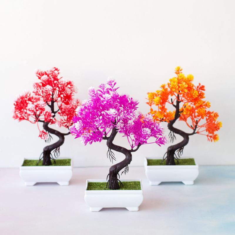 [MOA]Small Tree Pot Fake Plant - Bonsai Tree Zen Garden avis et prix