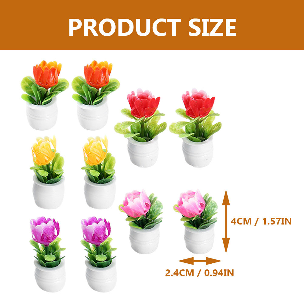 10Pcs Premium Resin Artificial - Bonsai Garden Desk avis et prix