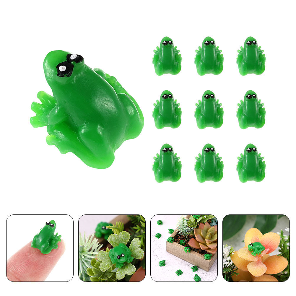 10Pcs Mini Frog Statue Resin G - Bonsai Garden Desk avis et prix