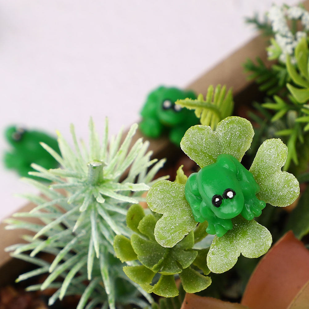 10Pcs Mini Frog Statue Resin G - Bonsai Garden Desk avis et prix