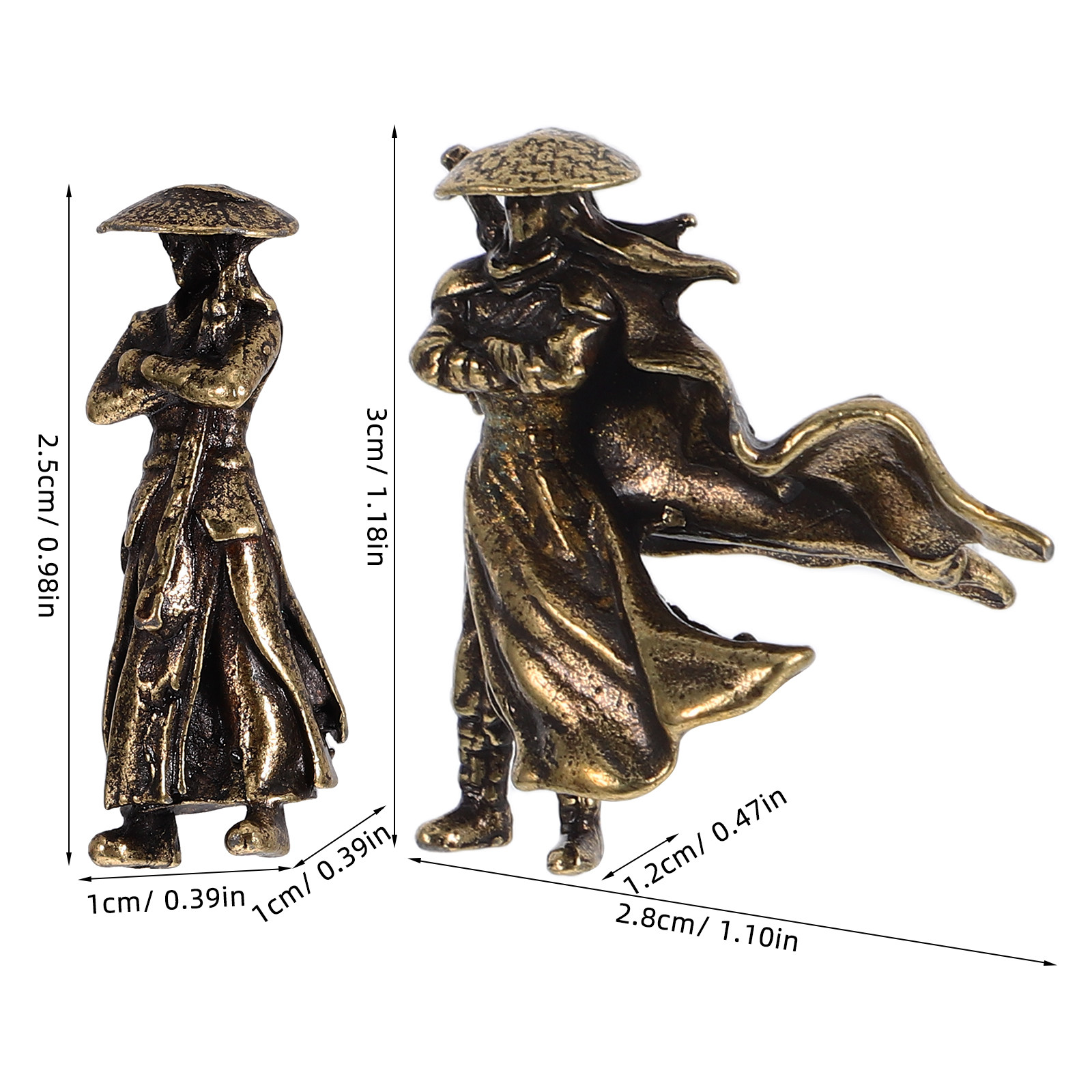 2Pcs Ancient Chinese Warrior M - Bonsai Garden Desk avis et prix