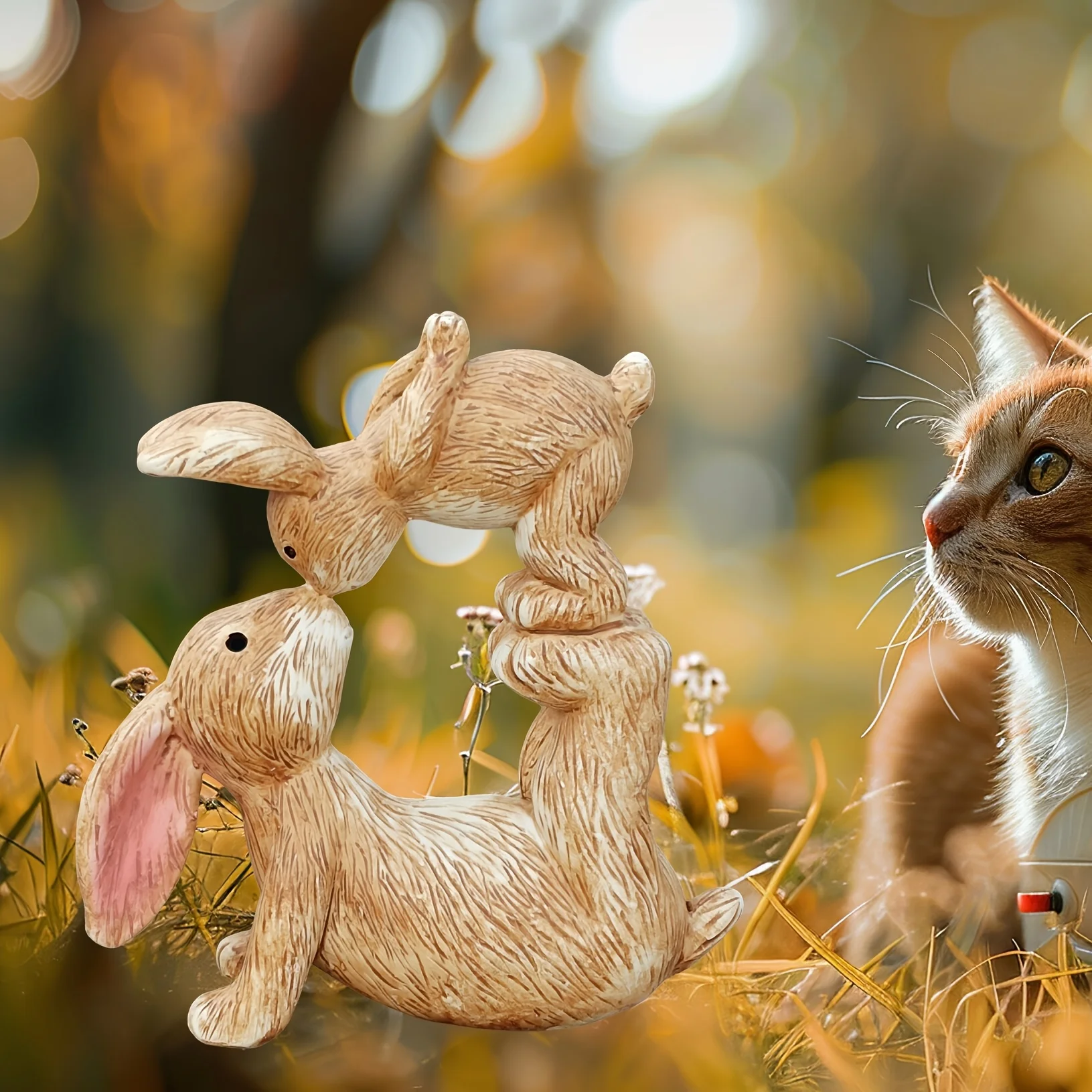 Garden Resin Kissing Bunny Sta - Bonsai Garden Desk avis et prix