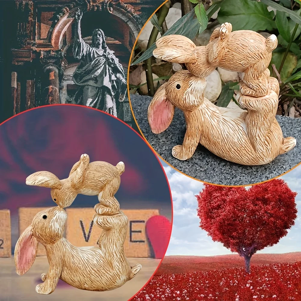 Garden Resin Kissing Bunny Sta - Bonsai Garden Desk avis et prix